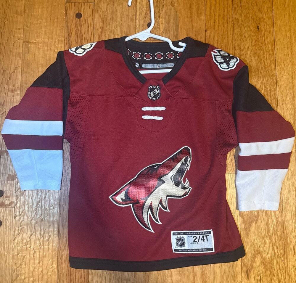 Arizona Coyotes NHL Hockey Jersey Toddler 4T Red Kachina Youth Kids